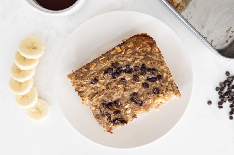 Banana Bread Baked Oats