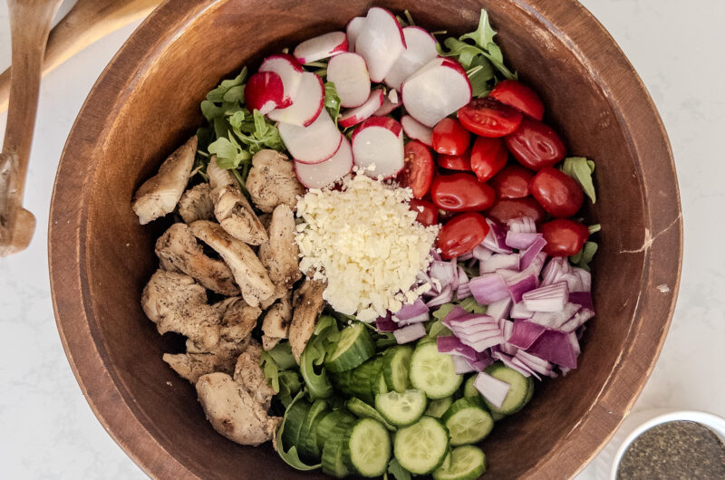 Arugula Chicken Salad with Lemon-Herb Dressing