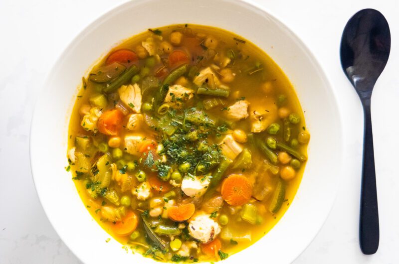 Garden Vegetable Chicken Soup