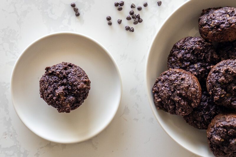 Chocolate Zucchini Muffins