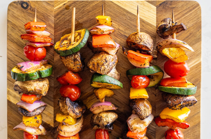 Herb Marinated Vegetable Skewers