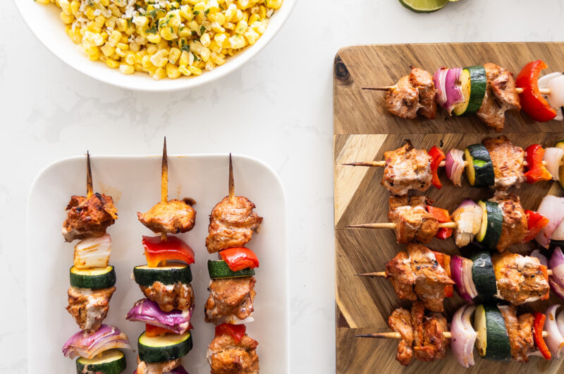 BBQ Chipotle Pork Skewers