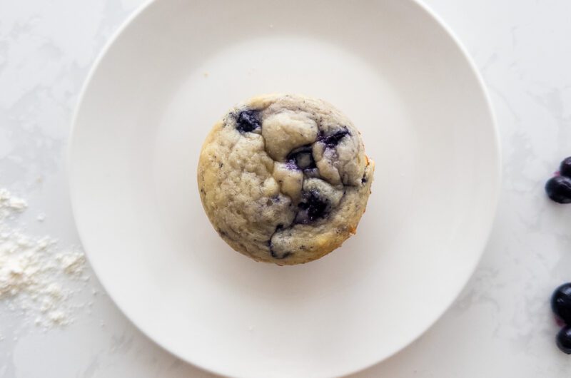 High-Protein Blueberry Muffins