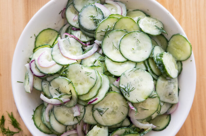 Creamy Cucumber Salad