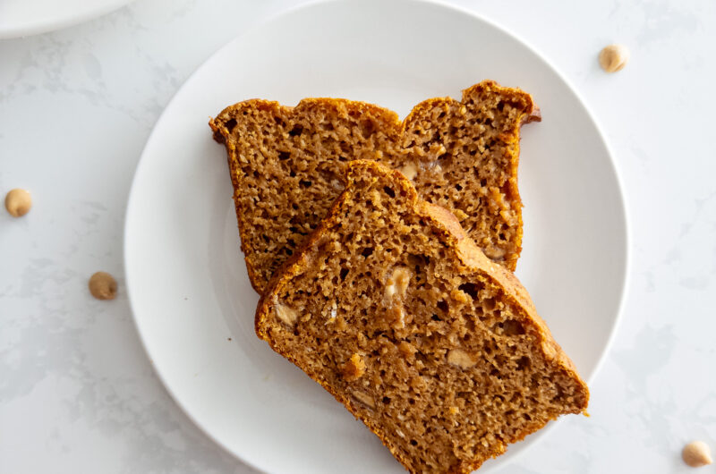 Reese's Pieces Pumpkin Bread