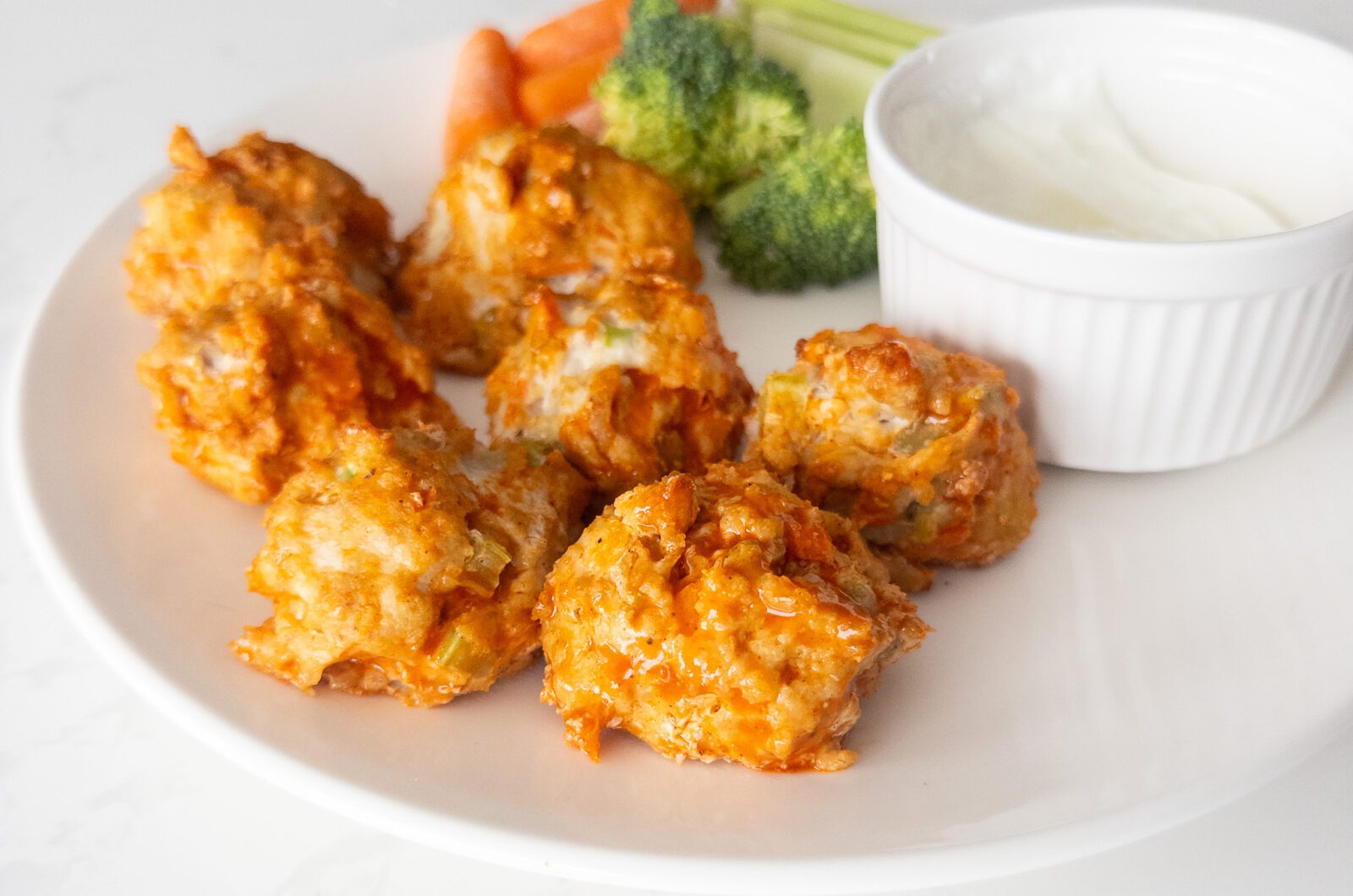 Buffalo Turkey Meatballs