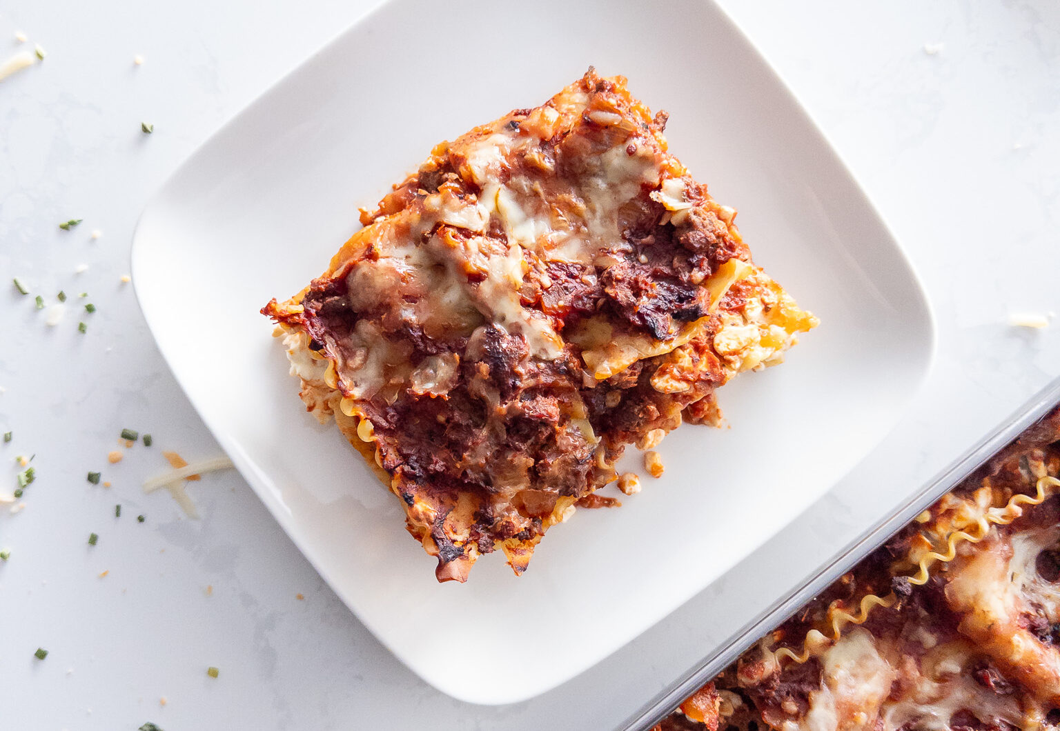 Healthy Hearty Beef & Veggie Lasagna