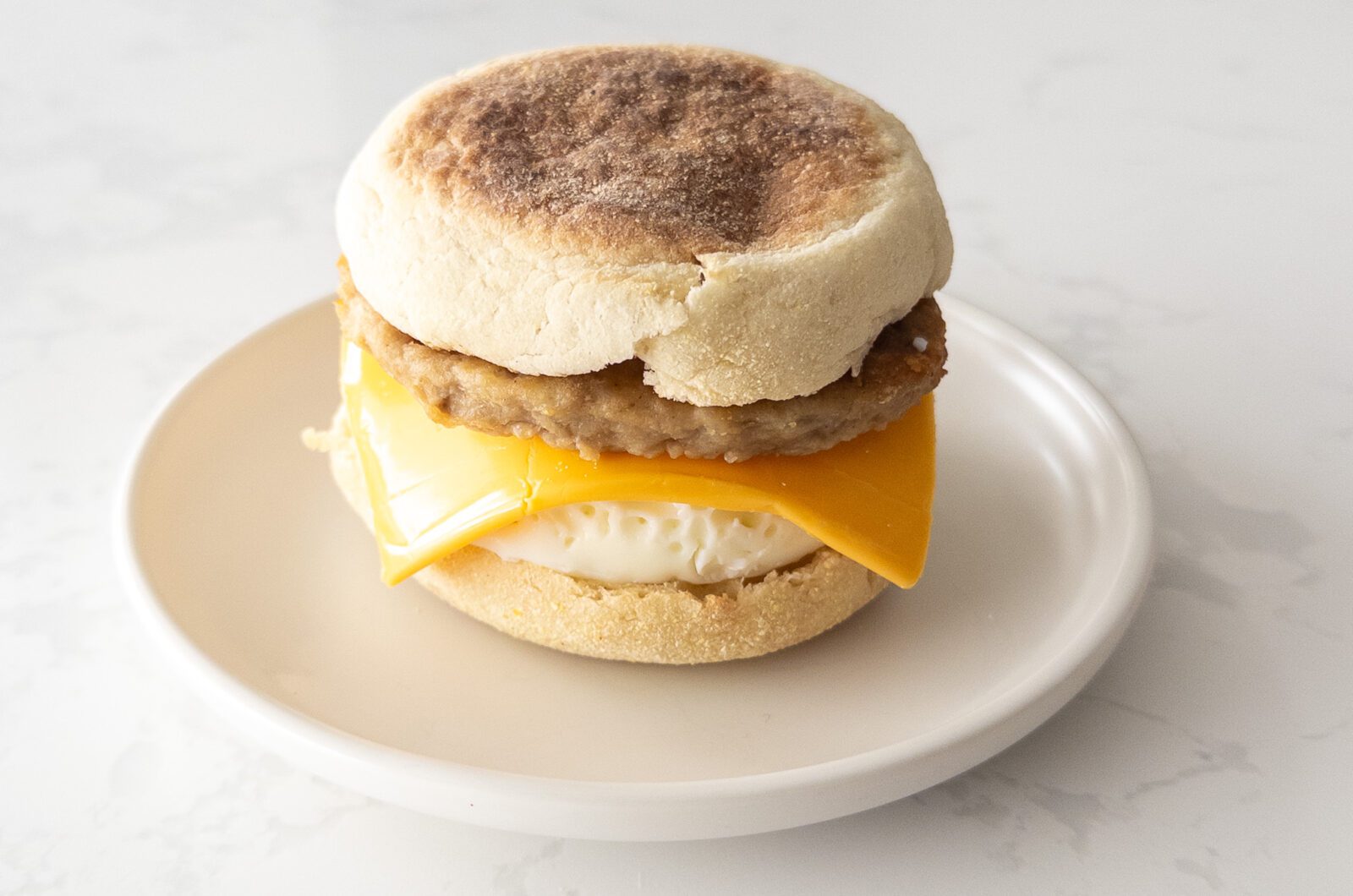 Protein-Packed Sausage and Egg Breakfast Sandwich
