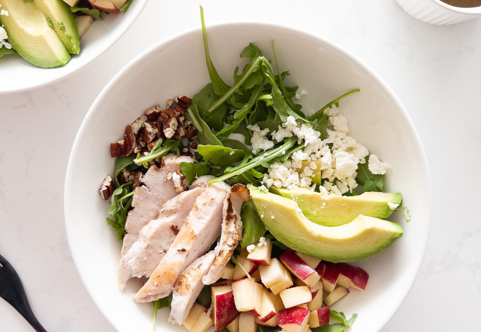 Chicken Apple Arugula Bowl