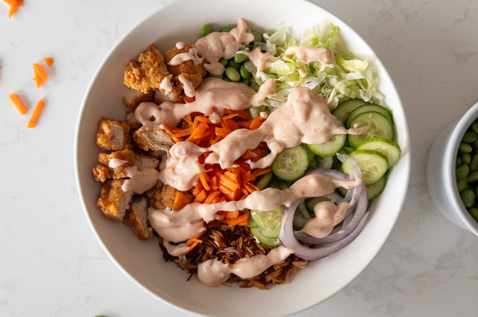 Sweet Chili Chicken Crispy Rice Bowls