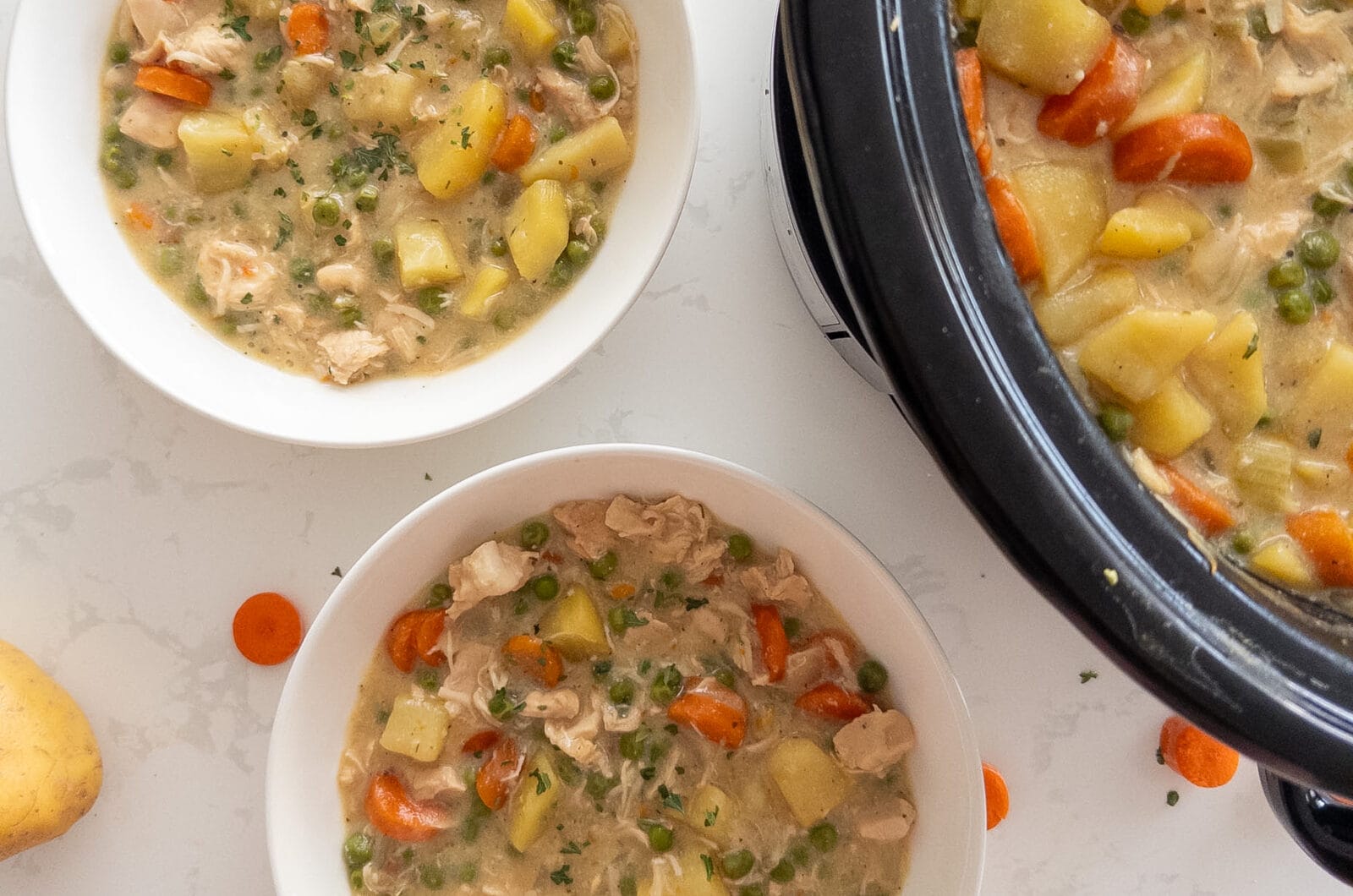 Crockpot Creamy Ranch Chicken Stew